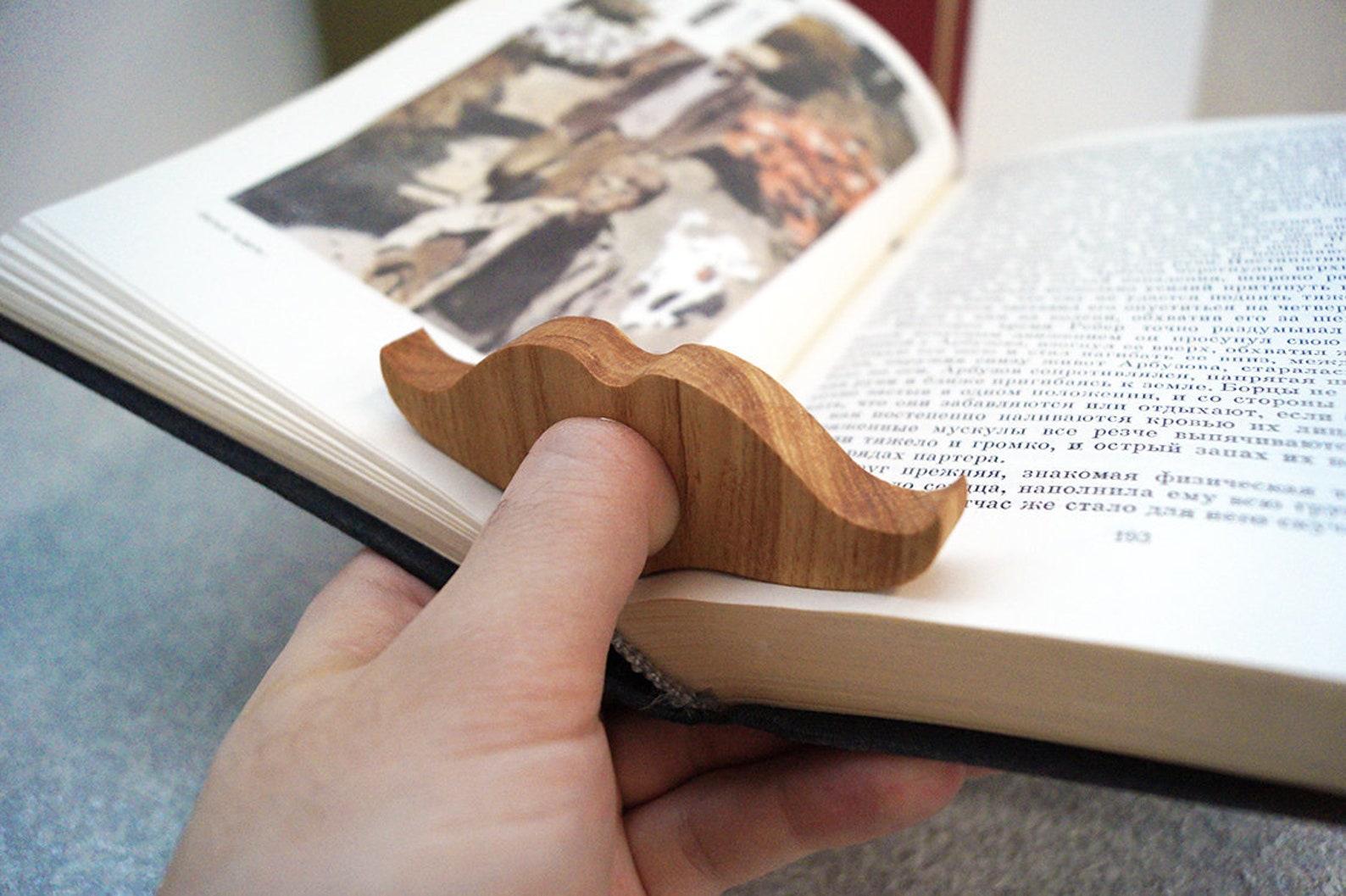 Reading Holder Mustache Holder Book Page Holder Book Etsy