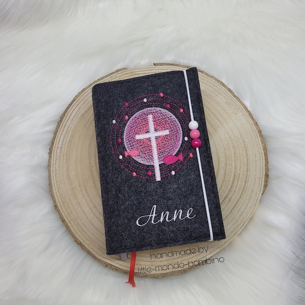 Praise to God cover made of felt gift confirmation communion hymn book to God's praise binding girl boy