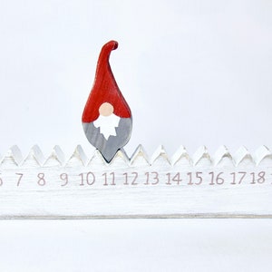 Wooden Advent calendar Wichtel