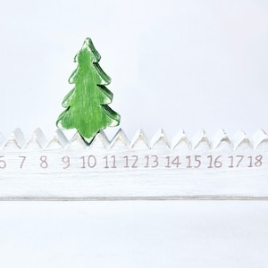 Wooden Advent calendar Tannenbaum