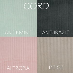 Kissen Musselin Button personalisiert I viele Farben I Motivauswahl I Kuschelkissen I mit Name Bild 5