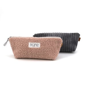 Mäppchen Cosy Midi mit Name und Motiv I viele Farben I Motivauswahl I Wickeltasche I Kulturbeutel I Kosmetiktasche