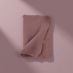 Wickelunterlage aus Musselin - nachhaltig & Faltbar für die Wickeltasche - Baby Frottee Wickelmatte