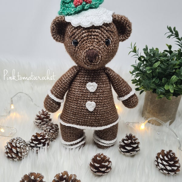 Teddy Gingerbread Pudding Edition | CROCHET PATTERN