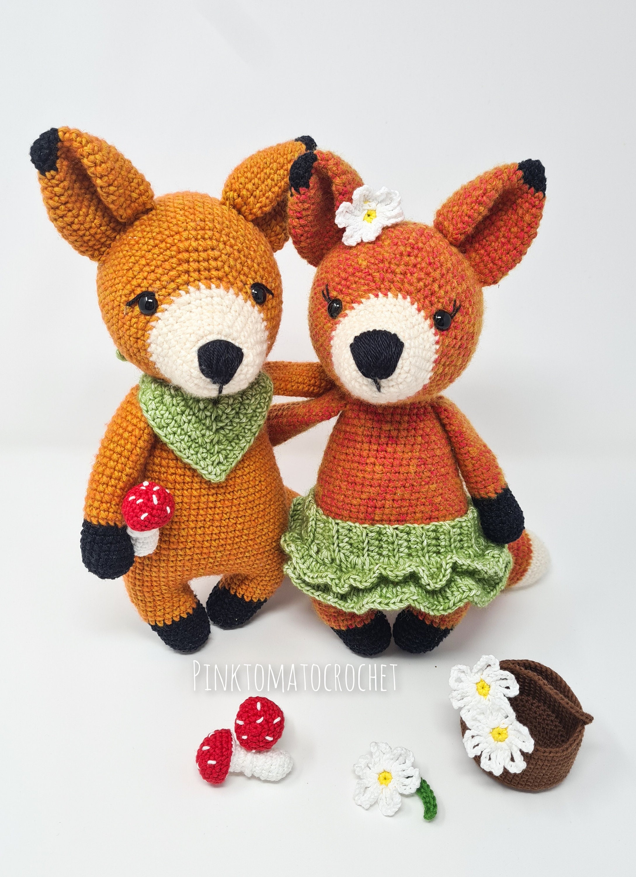 Infinity Hearts Yeux de Sécurité Peluche / Yeux Amigurumi Orange