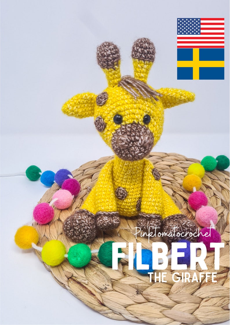 Filbert the Giraffe CROCHET PATTERN image 1