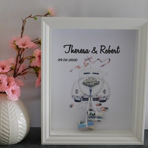 3D Picture Frame Wedding Gift Various Motifs to Choose from