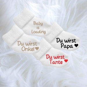 Baby Söckchen Schwangerschaft verkünden Socke Baby Bild 9