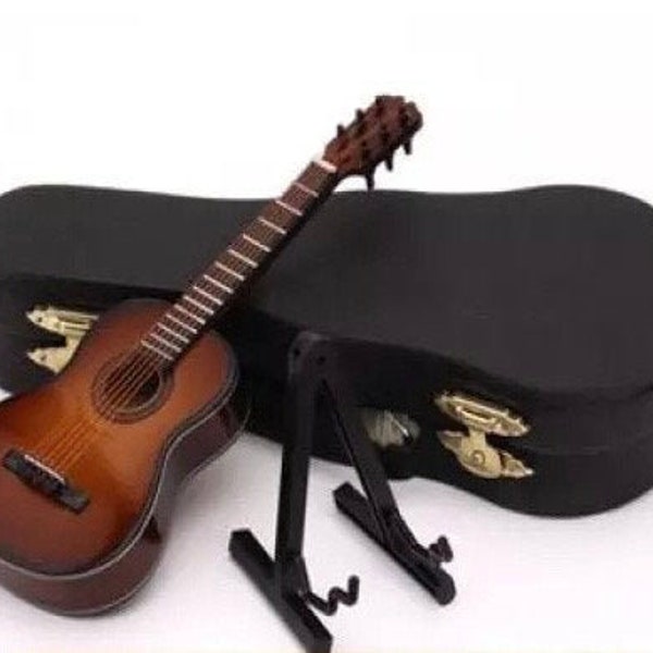 NagiworkzDoll - BJD Furniture - Wooden Guitar