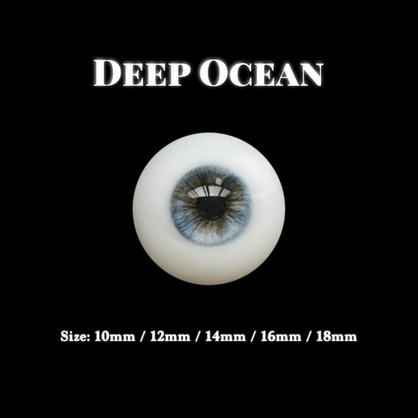 NagiworkzDoll - BJD Resin Eyes - Deep Ocean