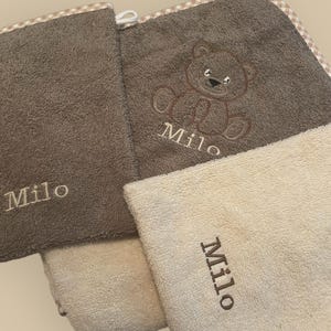 Hooded Towel Baby - Personalized Hooded Towels and Washcloths for Babies - Towel Set with Washcloth