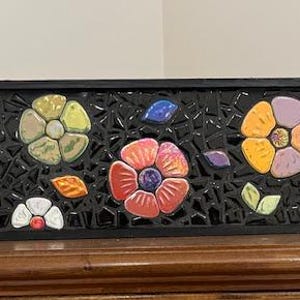 Floral Mosaic Wall Decor