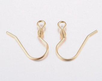 NaturSchatulle Ohrringe Ohrhaken Rohlinge Rosegold 100/% Sterling Silber 925 I 5 Paar DIY Ohrh/änger Schmuck Selber Basteln Fischhaken Schmuckherstellung
