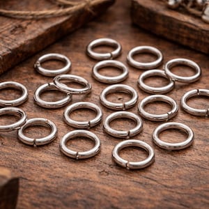 20 böjringar i rostfritt stål, antracitgrå, 10 x 1,2 mm