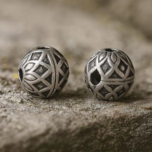 Argento Sterling Perline Anello Decorato With A Sfaccettato Rosa Agata