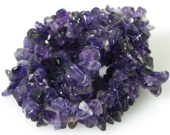 Amethyst Splitter gebohrt