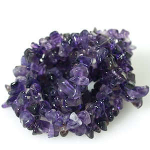 Amethyst Splitter gebohrt