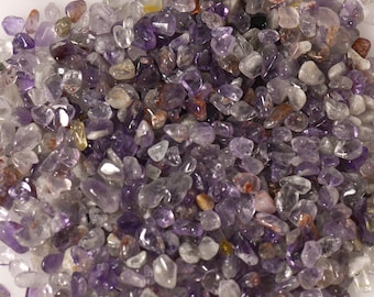 100g Amethyst Trommelstein mini 3-8mm für Dekoration oder Mosaikarbeiten