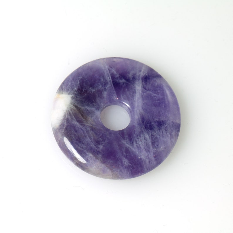 Amethyst Donut, 35mm, Innendurchmesser: 7-8mm Bild 2