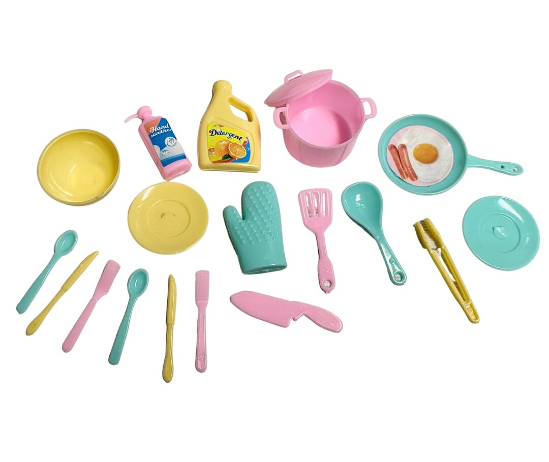 20pc. Adorable Barbie Cooking Setfor Fashion Doll Etsy