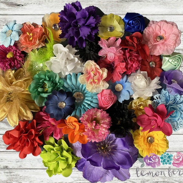 Silk Flower Heads Etsy