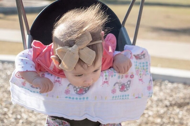 Girl Hair Bows Summer bows,Spring bows Baby girl bows Newborn bows Navy Blue double gauze hair bow Baby Headband Baby bow headbands
