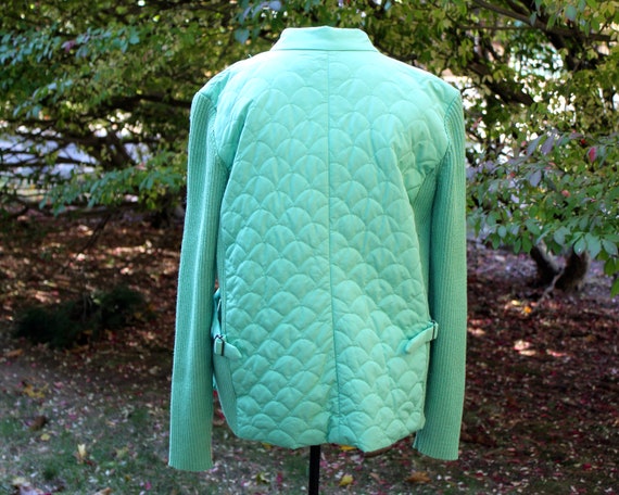 Sigrid Olsen Mint Green Jacket - Vintage Jacket -… - image 8