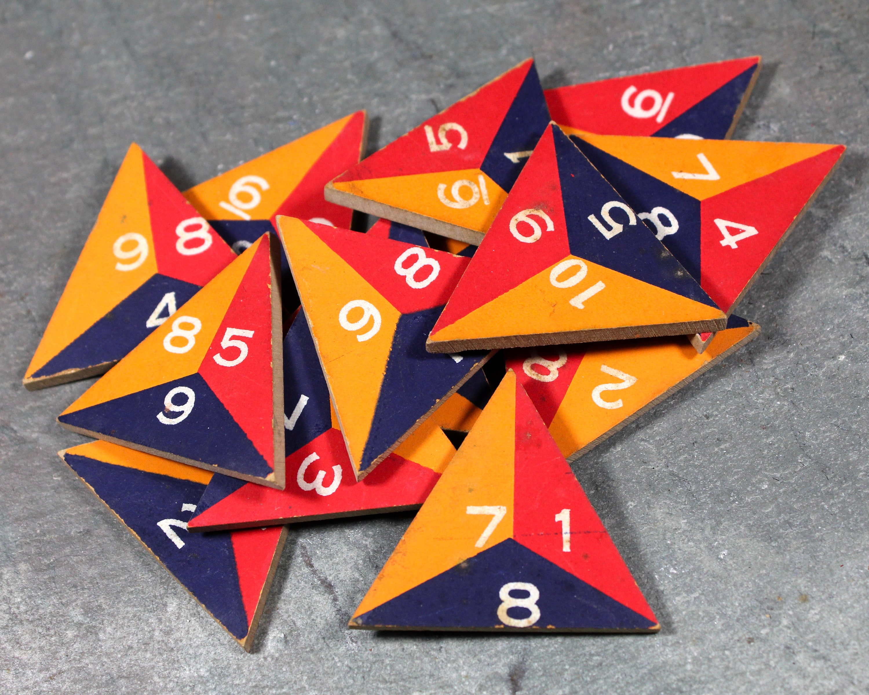1939 Contack Game by Parker Brothers | Antique Triominoes-style Game ...