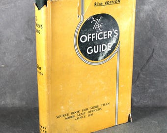 Guia do Oficial | 1955, 21ª Edição | Livro de Referência para Oficiais do Exército dos EUA | Livro de Referência Militar | Loja Bixley