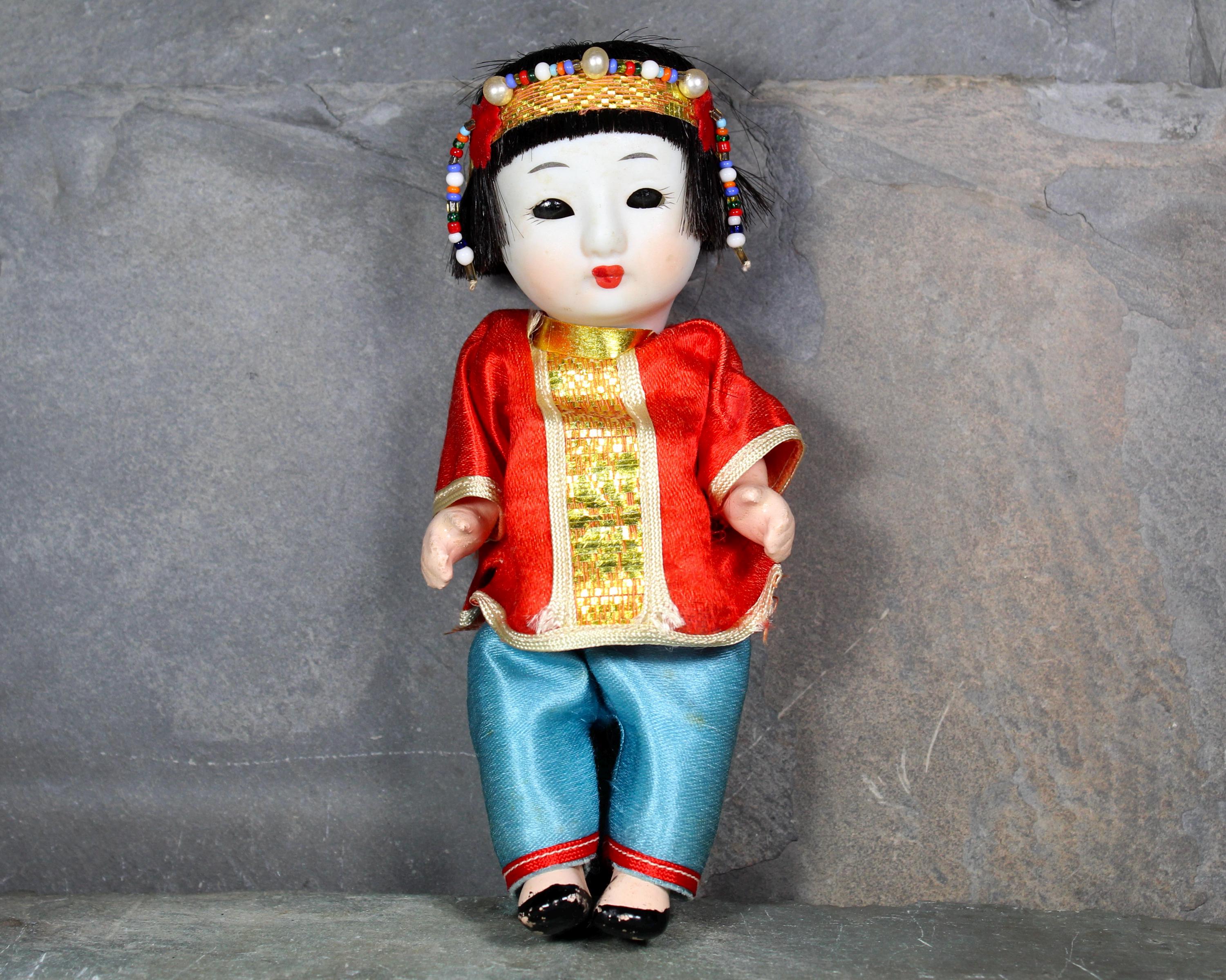 Vintage Sleeping Doll Japanese Bisque Porcelain | Push Voice China