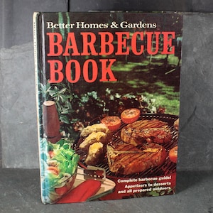 Better Homes & Gardens Barbecue Book, 1970 Vintage Cookbook | Mid-Century Barbecue Cookbook | Bixley Shop