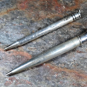 Antique Sterling Silver Dance Card Pencil Pendants | Wahl Eversharp Sterling | Antique Jewelry | Victorian Jewelry | YOUR CHOICE of style