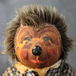 Antique Steiff Hedgehog Family Micki Doll | Antique German Hedgehog Original Doll | Bixley Shop