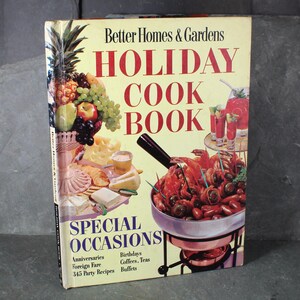 1969 Better Homes & Gardens Holiday Cookbook | Vintage Mid-Century Seasonal Cookbook | Classic American Cooking | Bixley Shop