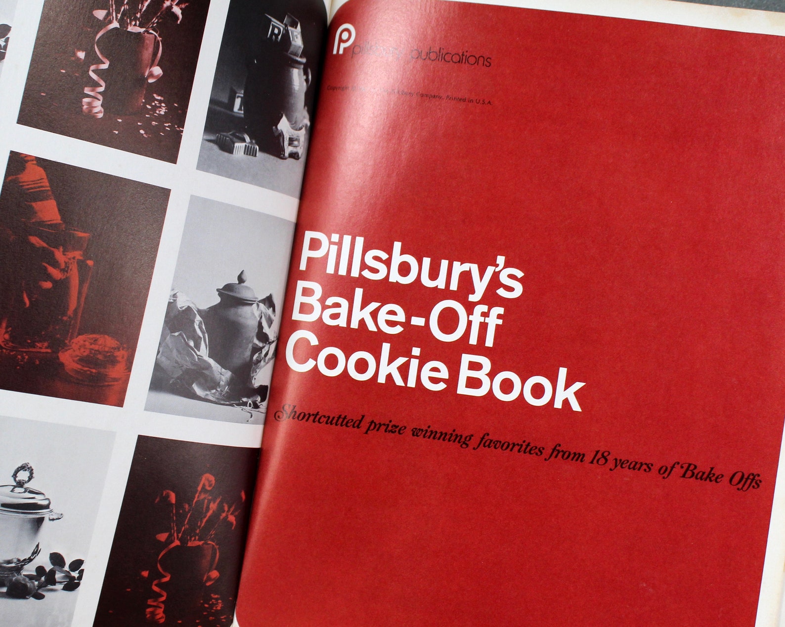 Pillsbury's Bake off Cookie Book 1967 Prizewinning Etsy