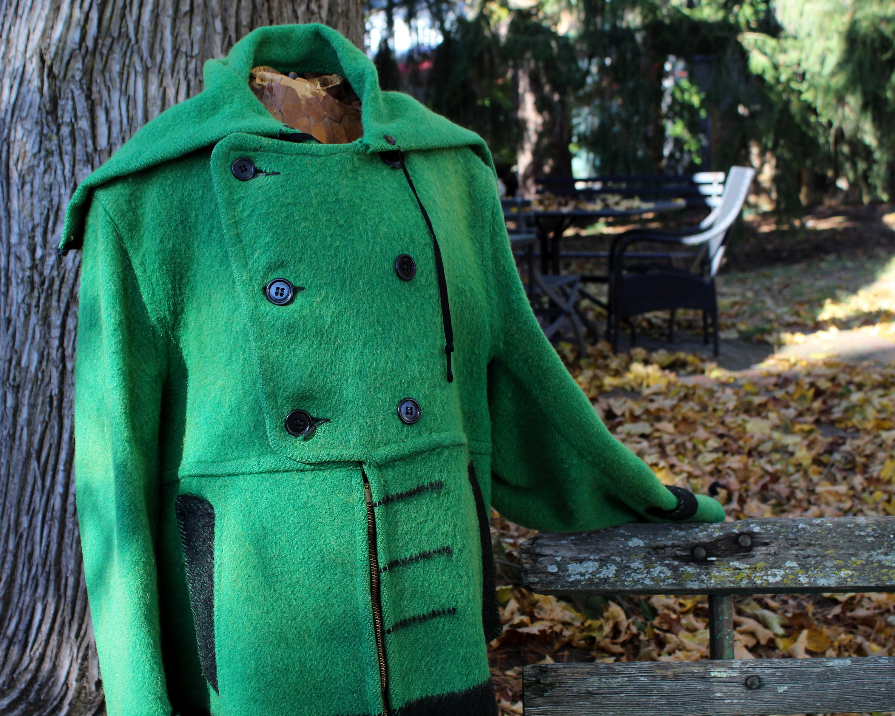 pendleton wool blend topper coat