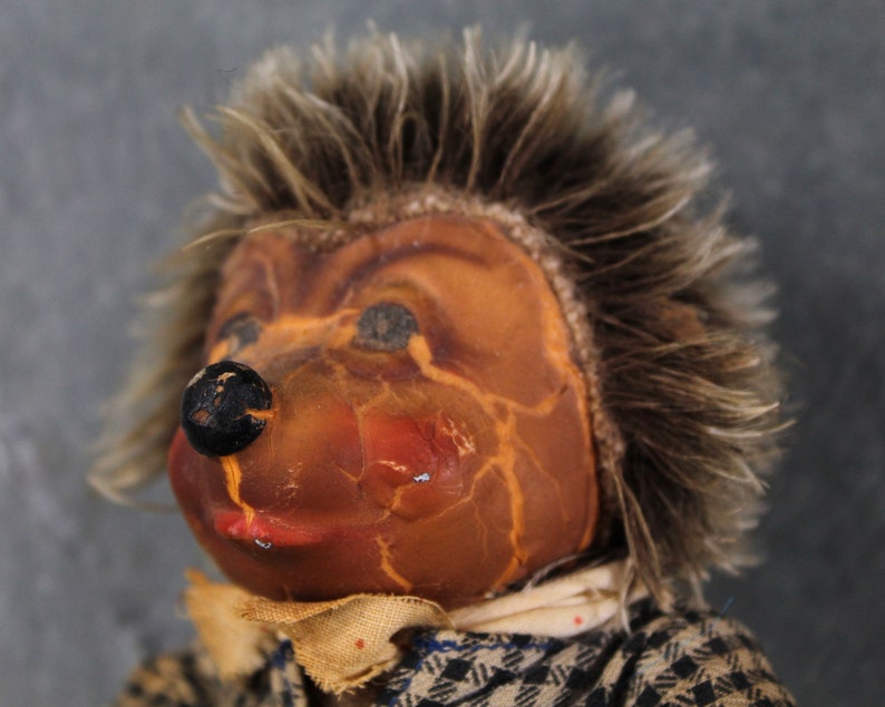 Antique Steiff Hedgehog Family Micki Doll Antique German Hedgehog Original Doll Bixley Shop image 6