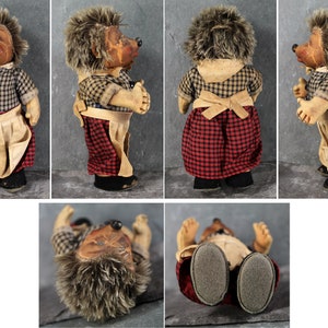 Antique Steiff Hedgehog Family Micki Doll Antique German Hedgehog Original Doll Bixley Shop image 7