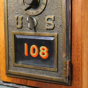 Antique Post Box Coin Bank With Combination Lock combination Included ...