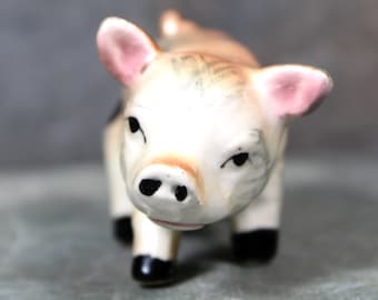 FOR PIGLET LOVERS! Vintage Porcelain Piggies | Vintage Ceramic Pig | Piggy Figurine | Hand Painted Piglet Figurine | Bixley Shop