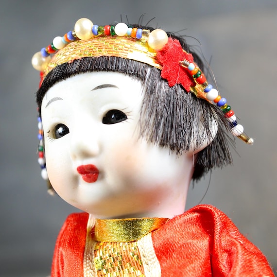 Vintage Sleeping Doll Japanese Bisque Porcelain | Push Voice China