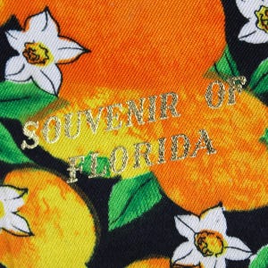 1960s Florida Souvenir Address Book | Florida Oranges Tall Address Book | Mid-Century Address Book | Florida Souvenir | Bixley Shop