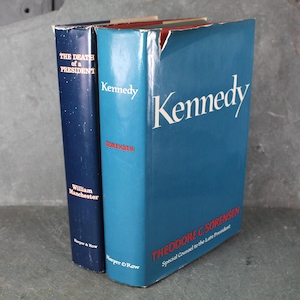 Kennedy History Books | Set of 2 Hardcovers | Kennedy by Ted Sorenson | Death of a President by William Manchester | Bixley Shop