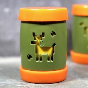 St. Labre Indian School Salt & Pepper Shakers - Ashland Montana Promotional Shakers - Souvenir Shakers Montana