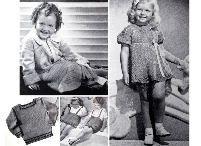 The Baby Book Knit /& Crochet Pattern Book by Cecilia Vanek Baby Knitwear Patterns FREE SHIPPING American Thread Company Book #12-H