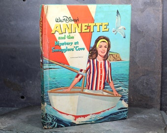 Annette & The Mystery at Smuggler's Cove, 1968 - Vintage Disney Book Starring Annette Funicello | Bixley Shop