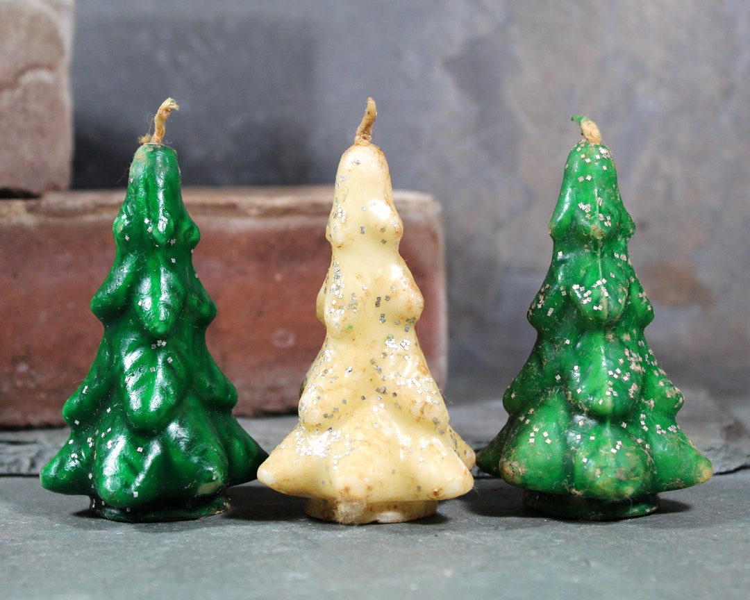Vintage GURLEY Christmas Tree Candles Set of 3 Circa 1950s Etsy