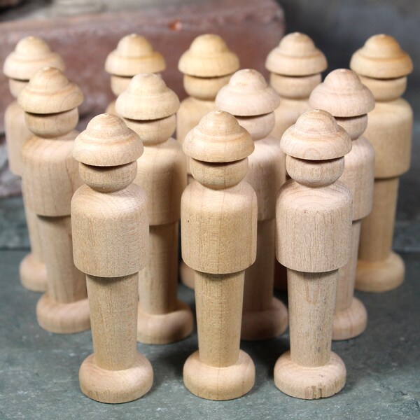 Wood Toy Soldiers Etsy