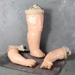 Parti di bambole antiche pronte per il tuo prossimo progetto / Parti di bambole vintage per restauro o assemblaggio / Per i creatori di bambole / Bixley Shop