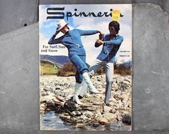 Spinnerin #225 for Surf, Sun, & Snow | 1972 Ultra-Mod and Groovy Knitwear Pattern Book | Vintage, Full-Color Knit Patterns | Bixley Shop